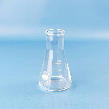 Колба коническая (Эрленмейера) 5drops КН-2-100-34, 100 мл, горло 34 мм, стекло Boro 3.3, без шлифа Колба коническая (Эрленмейера) 5drops КН-2-100-34, 100 мл, горло 34 мм, стекло Boro 3.3, без шлифа