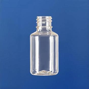 Флакон 30 мл, горло 18/410 мм, ПЭТ, круглый скат горла, прозрачный, без крышки, 1000 шт/упак