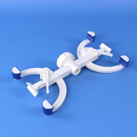 Зажим для бюреток, для 2-ух бюреток, пластик