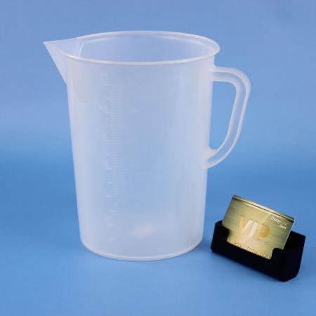 Мензурка (Стакан) с ручкой, 3000 мл, полипропилен