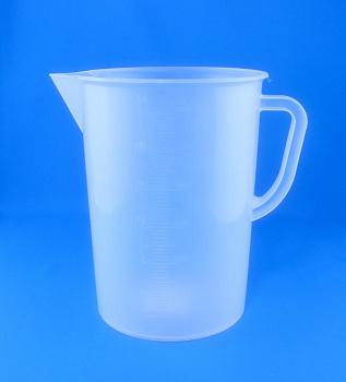 Мензурка (Стакан) с ручкой, 3000 мл, полипропилен Мензурка (Стакан) с ручкой, 3000 мл, полипропилен