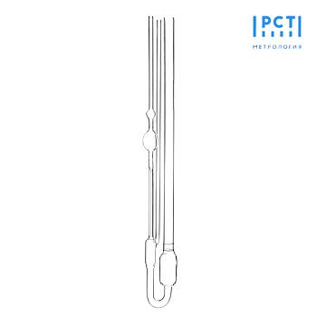 Вискозиметр капиллярный ВПЖ-1, с поверкой, диаметр 1,16 мм