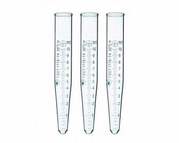 Пробирки конические центрифужные градуированные пцг-1-10-0,1 хс, упаковка 100 шт Пробирки конические центрифужные градуированные пцг-1-10-0,1 хс, упаковка 100 шт
