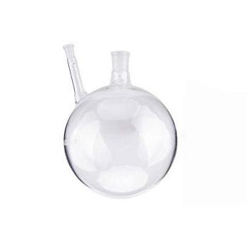 Колба круглодонная двугорлая КГУ-2-1-10000, 10 000 мл, шлифы 60/46-14/23 (ГОСТ 25336)  Колба круглодонная двугорлая КГУ-2-1-10000, 10 000 мл, шлифы 60/46-14/23 (ГОСТ 25336)