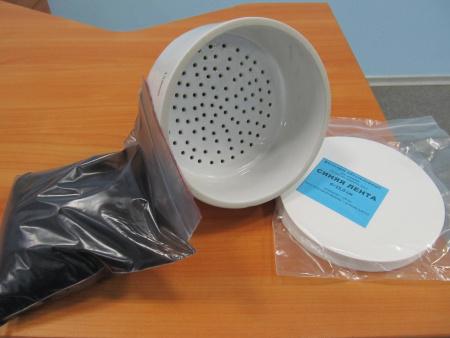 Фильтры обеззоленные "Синяя лента", диаметр 110 мм, 100 шт/упак