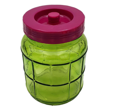 Банка (бутыль) стеклянная объёмом 5 литров с гидрозатвором, зеленая - В наличии