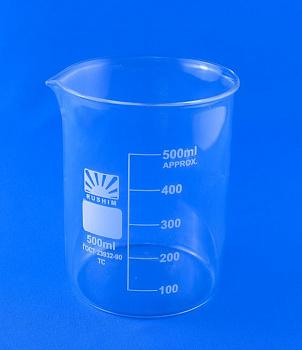 Стакан лабораторный низкий Н-1-500, 500 мл, градуированный Стакан лабораторный низкий Н-1-500, 500 мл, градуированный