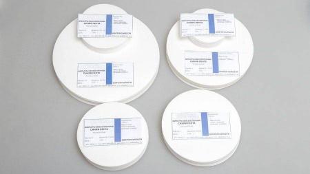 Фильтры обеззоленные "Синяя лента", диаметр 70 мм, 100 шт/упак