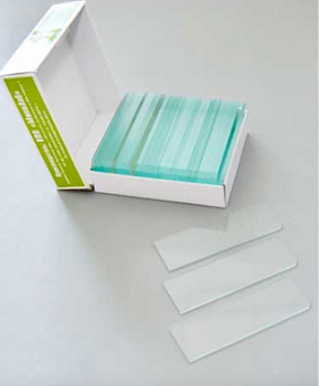 Стекло предметное, 76х26 мм, со шлифованными краями и фаской для растяжки мазков, толщ.1 мм, 72 шт/упак