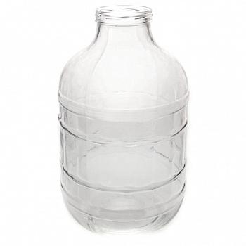 Банка 10л "Коньячная" Прозрачная