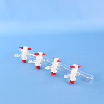 Стеклянный вакуумный коллектор, 4 выхода на 10 мм